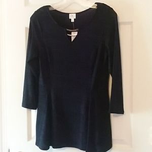 Dress Barn navy blue sweater size small